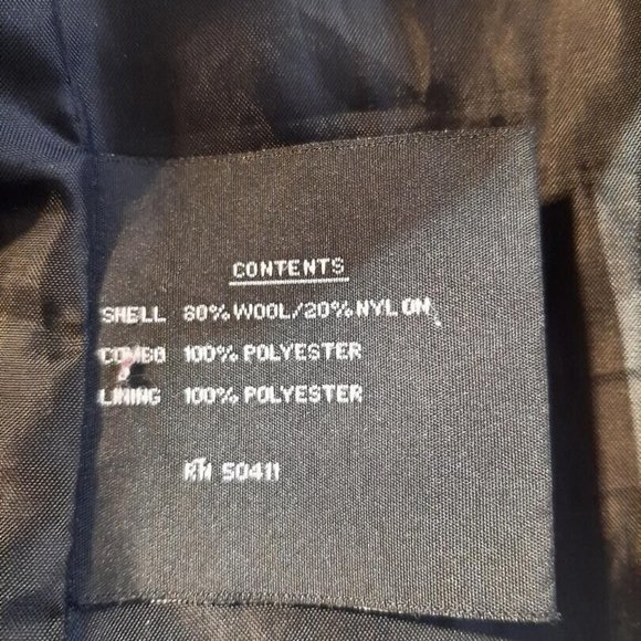 Fleet Street Ltd. Women Wool Blend Hooded Coat SzXL PreLoved Very Good Condition - Picture 4 of 5